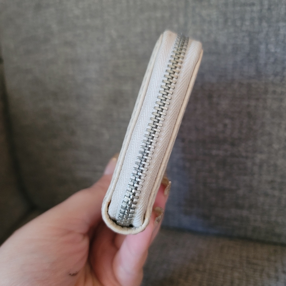 Michael Kors Snakeskin Embossed Compact Zip Around Wallet - Picture 4 of 12